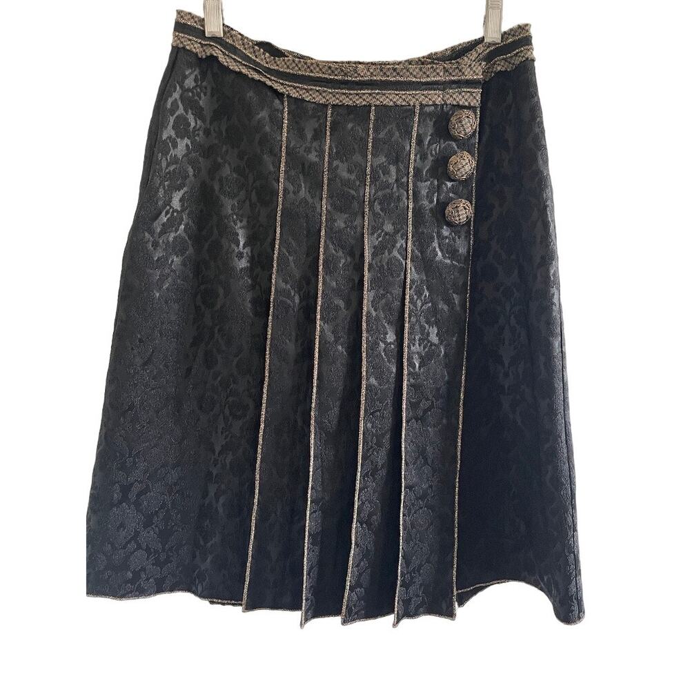 Elegant Black and Gold Women's Skirt